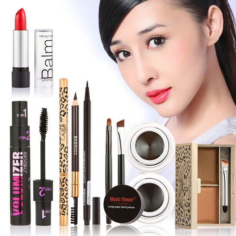 Powder Mascara Cosmetic Tool Kit