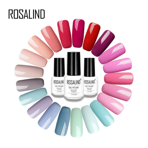 ROSALIND 7ML Pure Color Series Gel Nail Polish