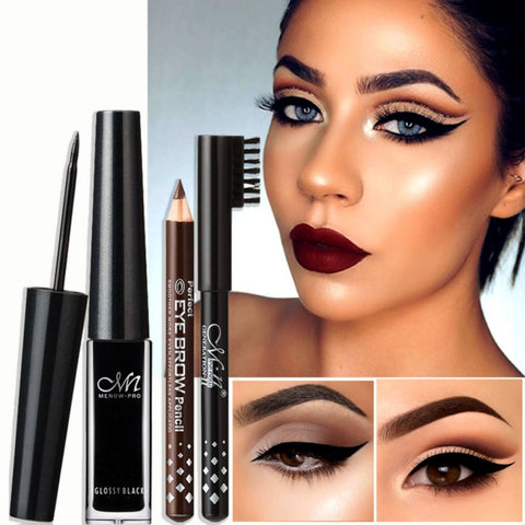 Waterproof Long Lasting Eyeliner Makeup Kit Professional Eye