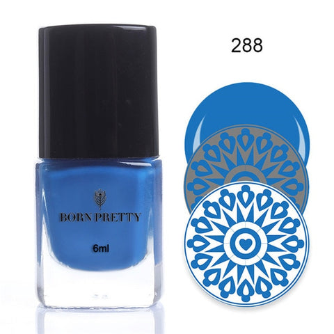 BORN PRETTY 1Bottle Nail Stamping Polish Varnish