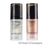 SACE LADY Face Makeup Set Highlighter Cream Matte Foundation Primer Illuminator Liquid Glow Make Up Kit Shimmer Base Cosmetic