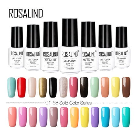 Rosalind 7ml Pure colors gel varnish Semi