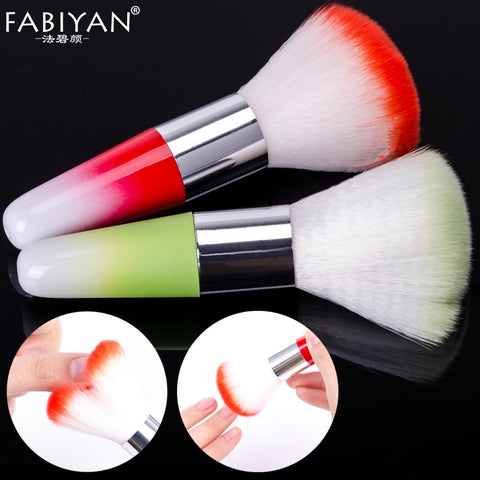 Soft Brush Nail Art Dust Cleaner Powder