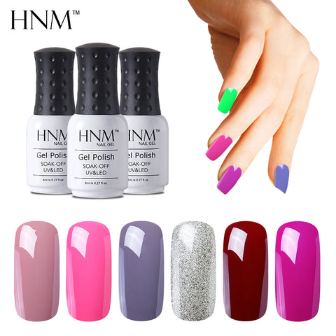 HNM 8ML 28 Colors Nail Polish