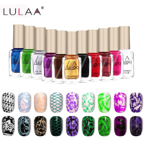 Lulaa 6ML Stamp Polish Nail Polish
