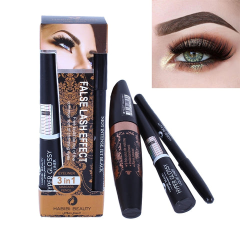 Makeup Set 3 In 1 Black Eyeliner