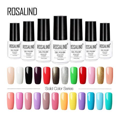 ROSALIND Gel 1 Pure Color Series Gel Nail Polish