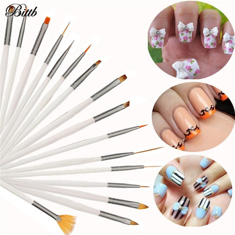 Nail Brush Set Drawing Brushes Dotting Tool Nail Polish