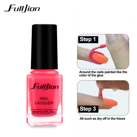 Peel Off Liquid Tape Nail Polish Protected Finger