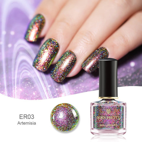 BORN PRETTY Chameleon 3D Cat Eye Nail Polish