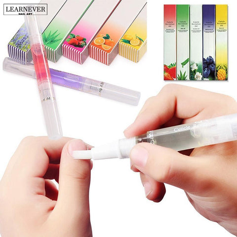 LEARNEVER 15 Smells Nail Nutrition Oil Pen Nail