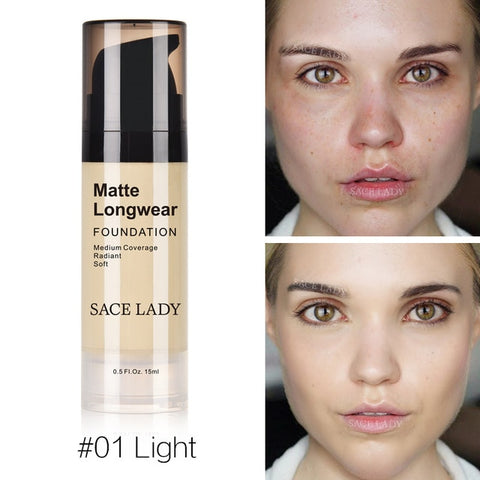 SACE LADY Foundation Base 15ml Makeup Professional