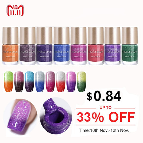 NICOLE DIARY 9ml Thermal Nail Polish