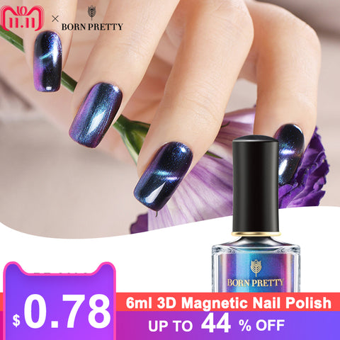 BORN PRETTY Chameleon 3D Magnetic Cat Eye Nail Polish