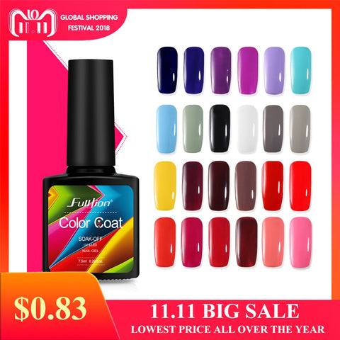 Pure Nail Polish Glitter Color Coat Nail