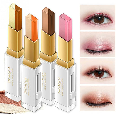 4 Colors Eyeshadow Stick Powder Matte