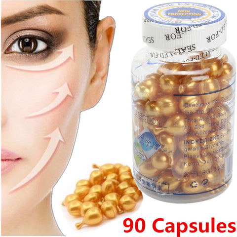90Pcs/bottle Vitamin E Extract Face
