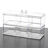 Crystal Acrylic Cosmatic Storage Boxes Cotton