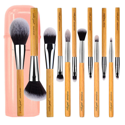 Makeup Brush Set  12 pieces  Lips Beauty Tools Kit with Case
