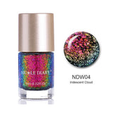 NICOLE DIARY Iridescent Flakies Chameleon Nail Polis