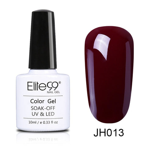 Elite99 10ml Wine Red Color Series Nail Polish