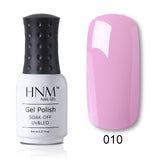 HNM 8ml Blue Red Pink Green Yellow Color Gel Nail Polish