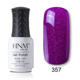 HNM 8ml Blue Red Pink Green Yellow Color Gel Nail Polish