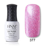 HNM 8ml Blue Red Pink Green Yellow Color Gel Nail Polish