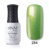 HNM 8ml Blue Red Pink Green Yellow Color Gel Nail Polish