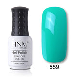 HNM 8ml Blue Red Pink Green Yellow Color Gel Nail Polish