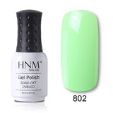 HNM 8ml Blue Red Pink Green Yellow Color Gel Nail Polish