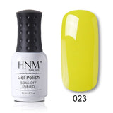 HNM 8ml Blue Red Pink Green Yellow Color Gel Nail Polish