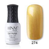 HNM 8ml Blue Red Pink Green Yellow Color Gel Nail Polish