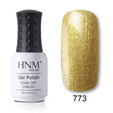 HNM 8ml Blue Red Pink Green Yellow Color Gel Nail Polish