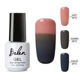 Belen 3 Color 2 Color Thermal Nail Gel Polish