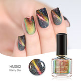 BORN PRETTY Holographic Chameleon Cat Eye Nail Polish