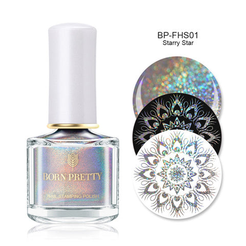 BORN PRETTY 6ml Holographic Stamping Nail Polish