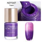 NICOLE DIARY Iridescent Flakies Chameleon Nail Polis