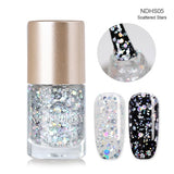 NICOLE DIARY Iridescent Flakies Chameleon Nail Polis