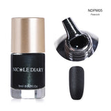 NICOLE DIARY Iridescent Flakies Chameleon Nail Polis
