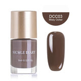 NICOLE DIARY Iridescent Flakies Chameleon Nail Polis