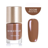 NICOLE DIARY Iridescent Flakies Chameleon Nail Polis