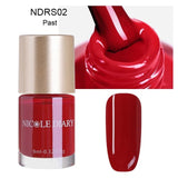 NICOLE DIARY Iridescent Flakies Chameleon Nail Polis