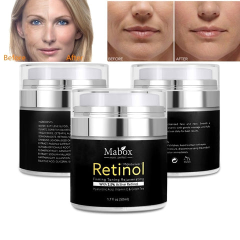 Retinol 2.5% Moisturizer Cream for Face