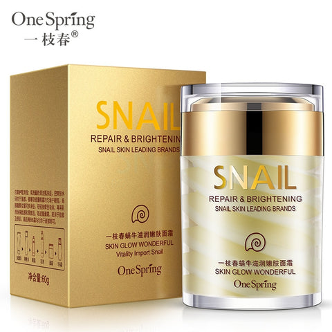 60g Natural Snail Cream Facial Moisturizer