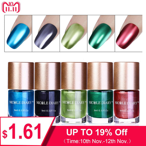 NICOLE DIARY 9ml Metallic Nail Polish