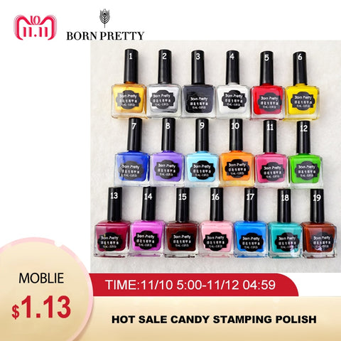 BORN PRETTY 15ml Candy Colors Nail Polish