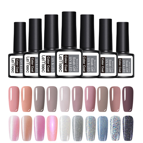 LEMOOC Glitter Gel Nail Polish