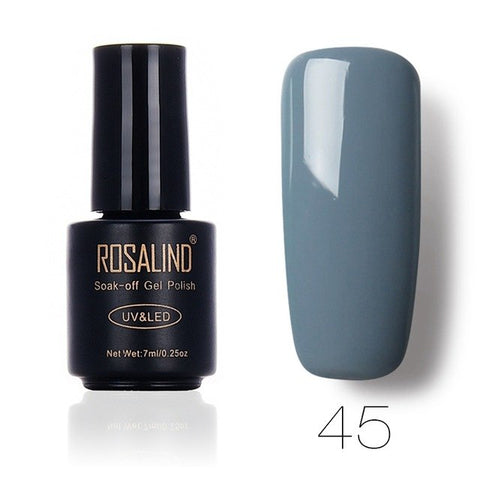 ROSALIND Nail Polish 7ml 58 Color Gel Nail Polish